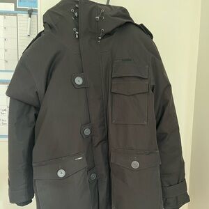 Men’s Black Nobis Winter Puffer Coat (Size Large)
